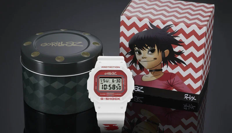 G SHOCK y Gorillaz lanzan edicion limitada de relojes Technocio