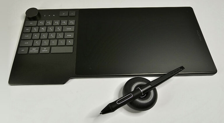 Tablet Keybind Keydial Review: Tableta HUION Keydial KD200